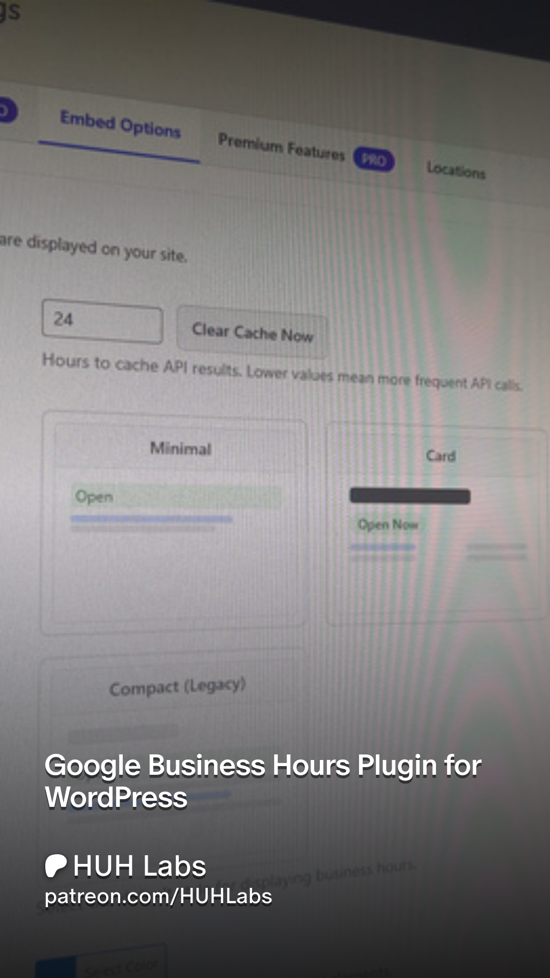 Google Business Hours Plugin for WordPress
